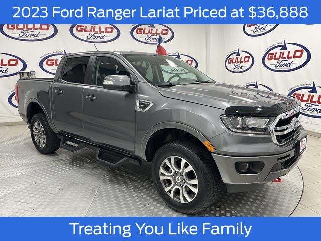 Gray Metallic 2023 Ford Ranger Pickup Truck Four-Wheel Drive Automatic