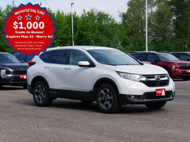 White 2018 Honda CR-V EX AWD SUV / Crossover All-Wheel Drive Continuously Variable Transmission