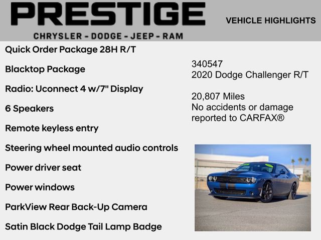 2020 Dodge Challenger R/T 2