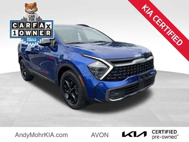 Sapphire Blue 2023 Kia Sportage SUV / Crossover All-Wheel Drive 8-Speed Automatic