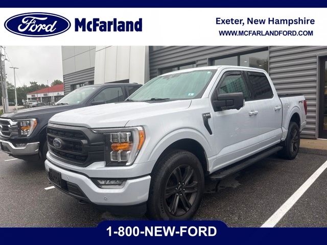 White Metallic 2021 Ford F-150 Pickup Truck Four-Wheel Drive Automatic