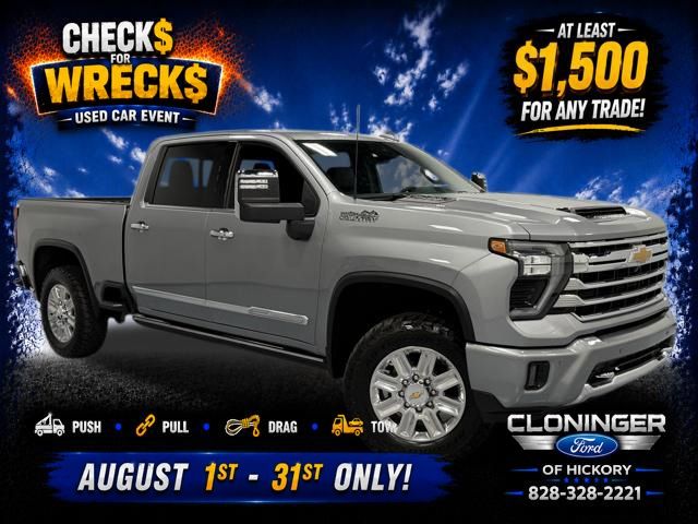 Sterling Gray Metallic 2025 Chevrolet Silverado 2500HD Pickup Truck Four-Wheel Drive Automatic