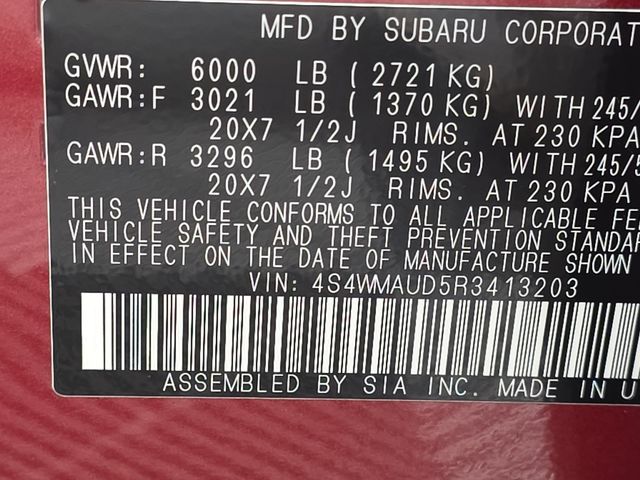 Used 2024 Red Subaru Limited image 10