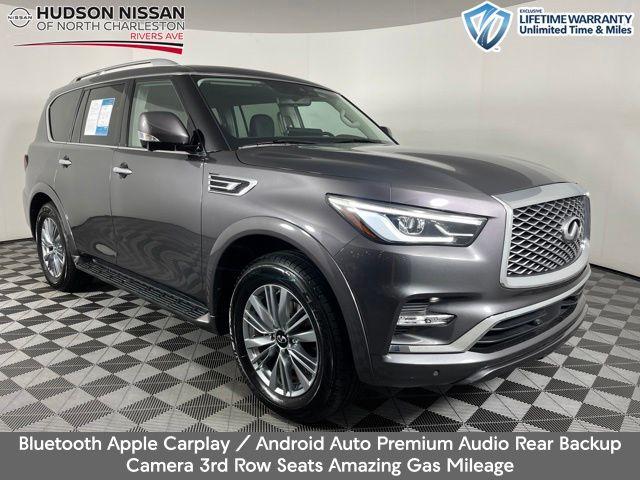 Anthracite Gray 2024 INFINITI QX80 SUV / Crossover All-Wheel Drive 7-Speed Automatic