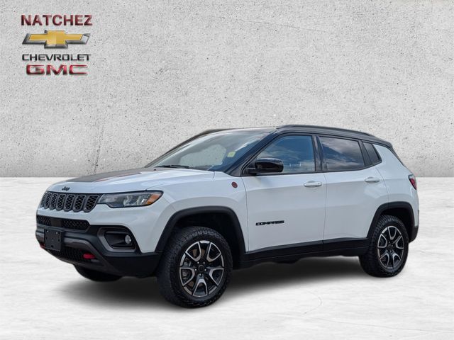 Bright White Clearcoat 2025 Jeep Compass Trailhawk 4WD SUV / Crossover Four-Wheel Drive 8-Speed Automatic