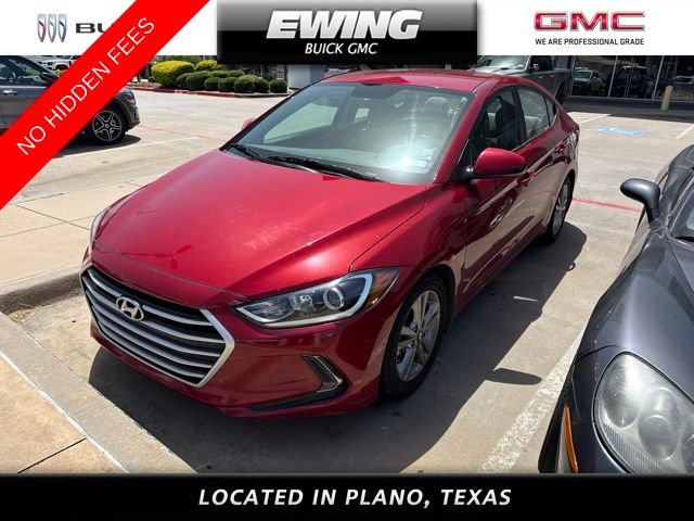 Scarlet Red Pearl 2017 Hyundai Elantra Sedan Front-Wheel Drive 6-Speed Automatic