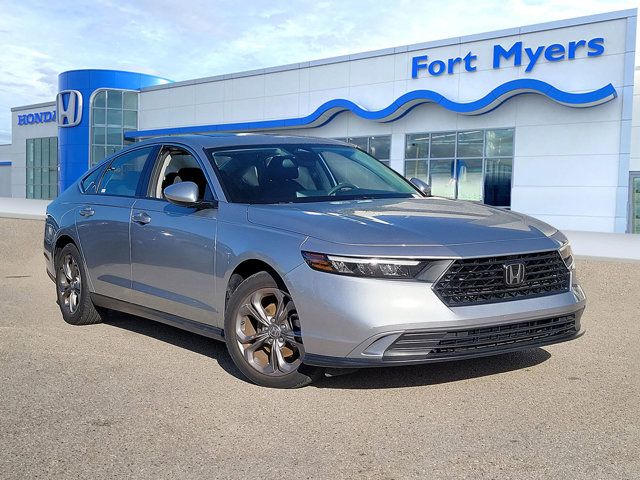 Crystal Black Pearl 2024 Honda Accord EX FWD Sedan Front-Wheel Drive Continuously Variable Transmission