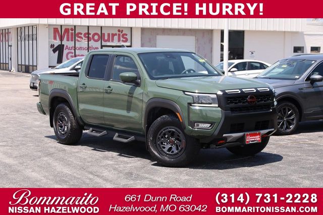 Green Metallic 2026 Nissan Frontier Pickup Truck Four-Wheel Drive 9-Speed Automatic Overdrive