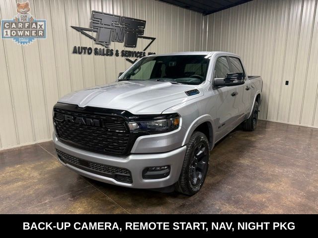 Billet Silver Metallic Clearcoat 2025 RAM 1500 Pickup Truck Four-Wheel Drive 8-Speed Automatic