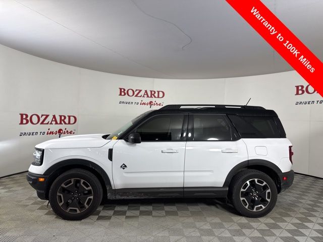 2021 Oxford White Ford Bronco Sport Outer Banks 4X4 SUV