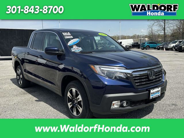 Black (Obsidian Blue Pearl) 2020 Honda Ridgeline RTL AWD Pickup Truck All-Wheel Drive 9-Speed Automatic
