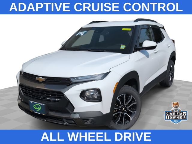 Summit White 2021 Chevrolet Trailblazer SUV / Crossover Four-Wheel Drive 9-Speed Automatic