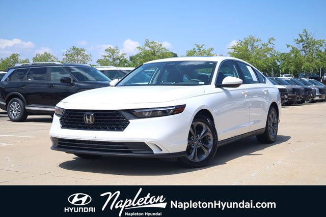 White 2024 Honda Accord Sedan Front-Wheel Drive Continuously Variable Transmission