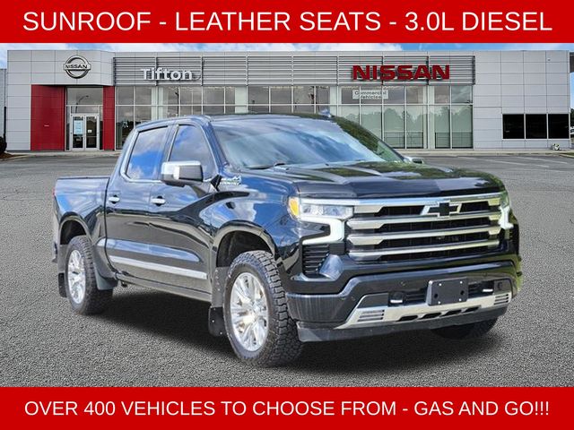 Black 2024 Chevrolet Silverado 1500 Pickup Truck Four-Wheel Drive Automatic
