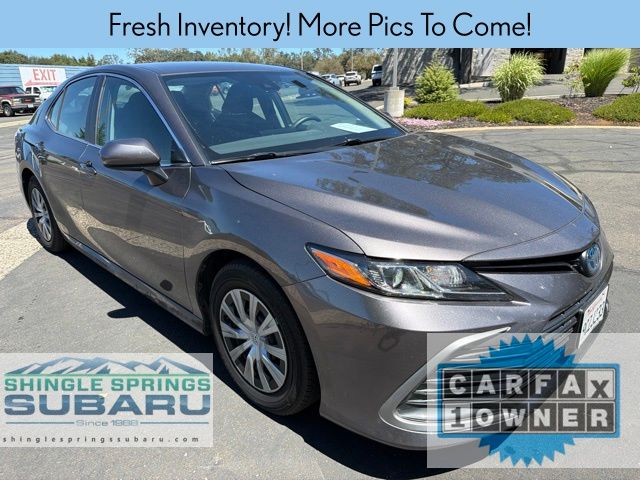 Predawn Gray Mica 2022 Toyota Camry Hybrid Sedan Front-Wheel Drive Continuously Variable Transmission