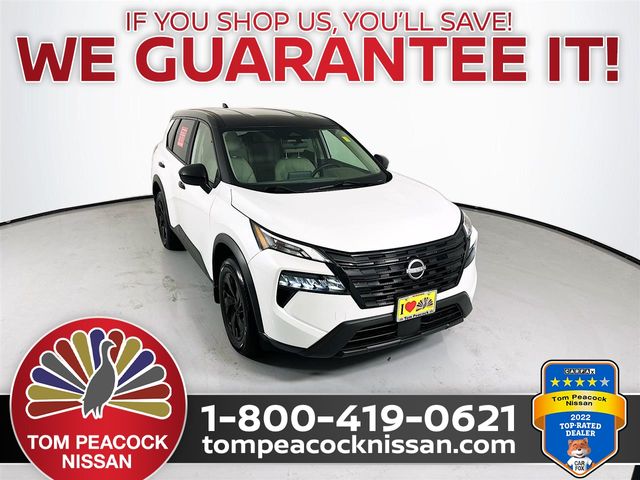 Everest White Pearl 2024 Nissan Rogue SV FWD SUV / Crossover Front-Wheel Drive Continuously Variable Transmission
