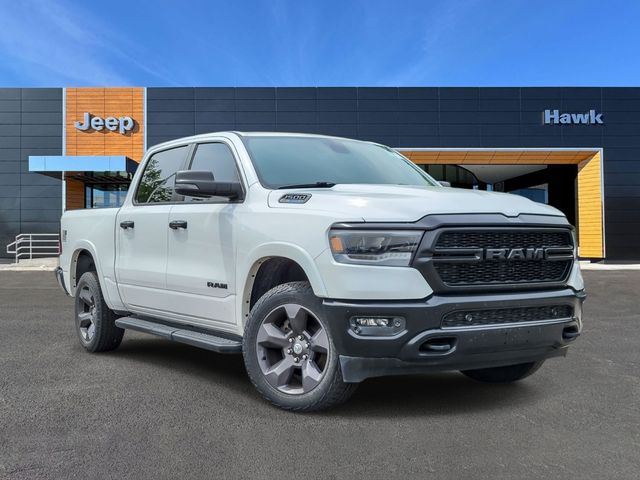 Bright White Clearcoat 2023 RAM 1500 Big Horn Crew Cab 4WD Pickup Truck Four-Wheel Drive 8-Speed Automatic