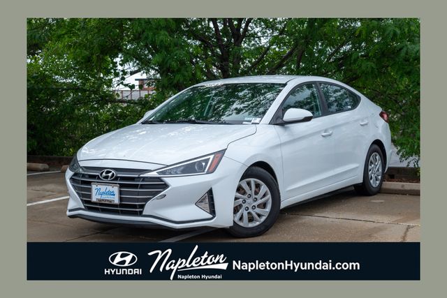Quartz White Pearl 2020 Hyundai Elantra SE FWD Sedan Front-Wheel Drive Continuously Variable Transmission