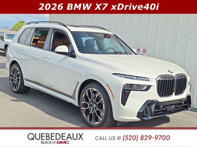 White Metallic 2026 BMW X7 SUV / Crossover All-Wheel Drive 8-Speed Automatic