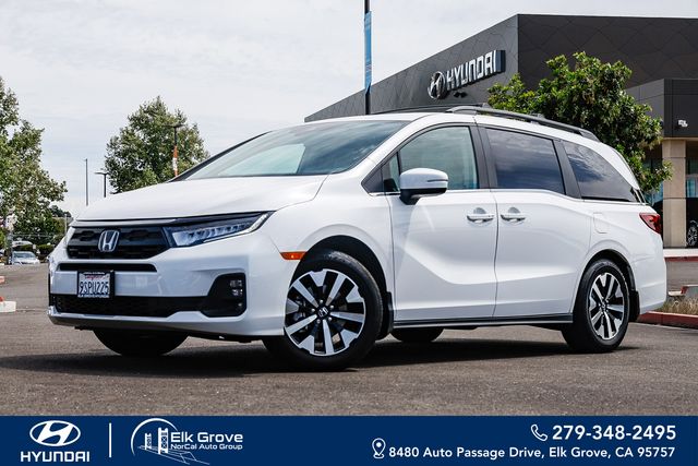 Platinum White Pearl 2025 Honda Odyssey EX-L FWD Minivan Front-Wheel Drive Automatic