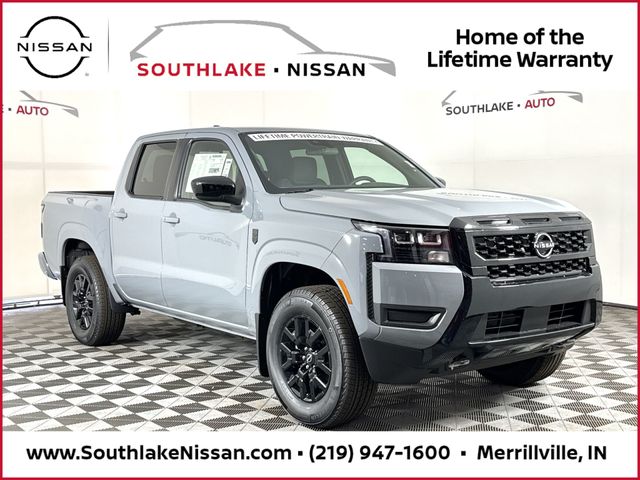 Boulder Gray Pearl 2026 Nissan Frontier Pickup Truck Four-Wheel Drive 9-Speed Automatic Overdrive