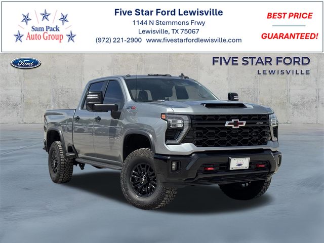Sterling Gray Metallic 2024 Chevrolet Silverado 2500HD ZR2 Crew Cab 4WD Pickup Truck Four-Wheel Drive Automatic