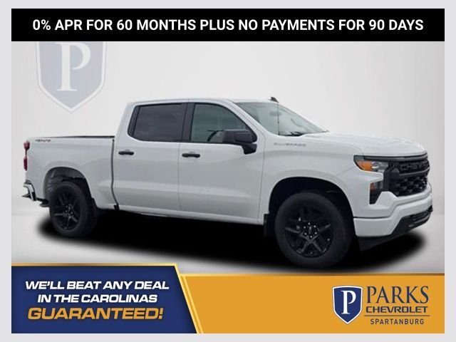 Summit White 2026 Chevrolet Silverado 1500 Pickup Truck Four-Wheel Drive 8-Speed Automatic