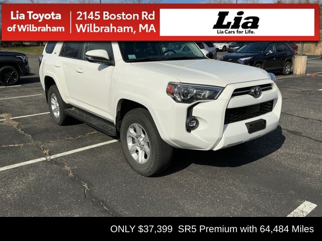 White 2022 Toyota 4Runner SR5 Premium 4WD SUV / Crossover Four-Wheel Drive 5-Speed Automatic