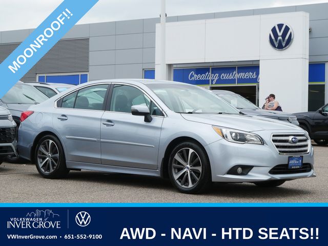 Ice Silver Metallic 2016 Subaru Legacy Sedan All-Wheel Drive Continuously Variable Transmission
