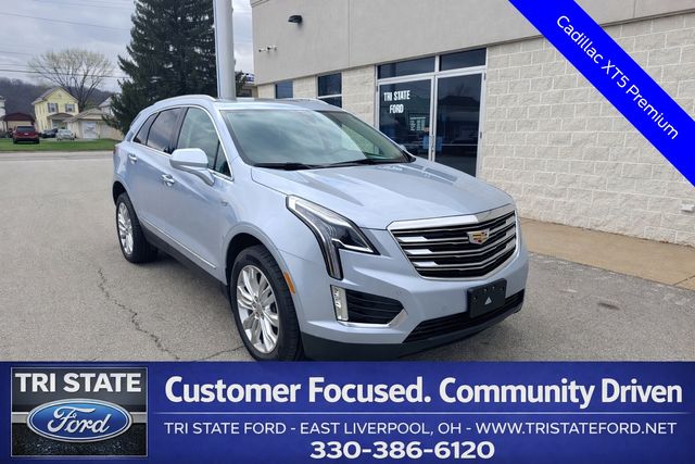 Silver Moonlight Metallic 2017 Cadillac XT5 Premium Luxury AWD SUV / Crossover Four-Wheel Drive 8-Speed Automatic