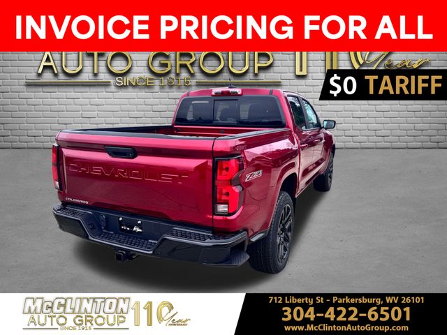 2025 Radiant Red Tintcoat Chevrolet Colorado Z71 4X4 Truck