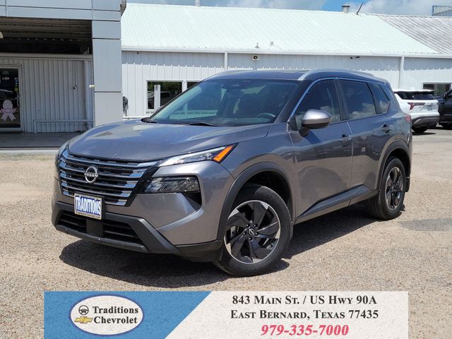 Gray (Gun Metallic) 2024 Nissan Rogue SV FWD SUV / Crossover Front-Wheel Drive Continuously Variable Transmission