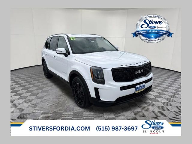 Glacial White Pearl 2022 Kia Telluride SUV / Crossover All-Wheel Drive 8-Speed Automatic