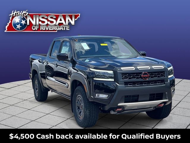 Super Black 2026 Nissan Frontier Pickup Truck Four-Wheel Drive 9-Speed Automatic Overdrive