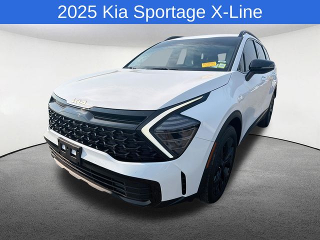 Glacial White Pearl 2025 Kia Sportage SUV / Crossover All-Wheel Drive 8-Speed Automatic