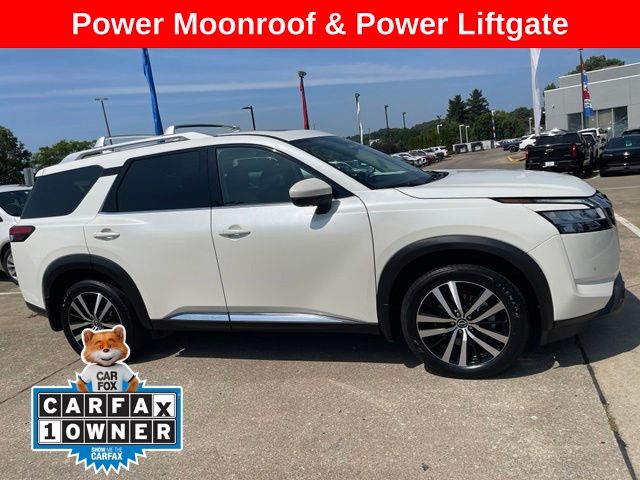 Pearl White Tricoat 2024 Nissan Pathfinder SUV / Crossover All-Wheel Drive 9-Speed Automatic
