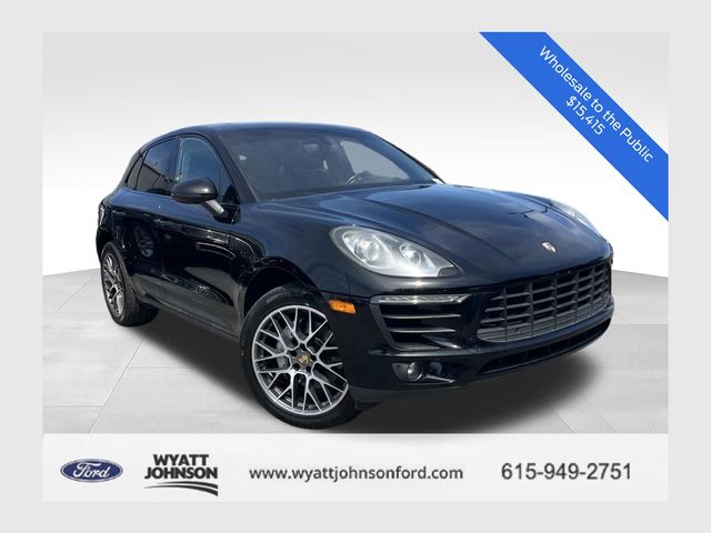 Black 2016 Porsche Macan SUV / Crossover All-Wheel Drive 7-Speed Automatic