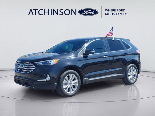 Agate Black Metallic 2024 Ford Edge SUV / Crossover All-Wheel Drive 8-Speed Automatic