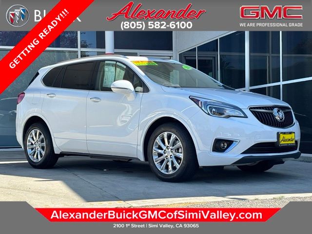 Summit White 2019 Buick Envision SUV / Crossover Front-Wheel Drive 6-Speed Automatic