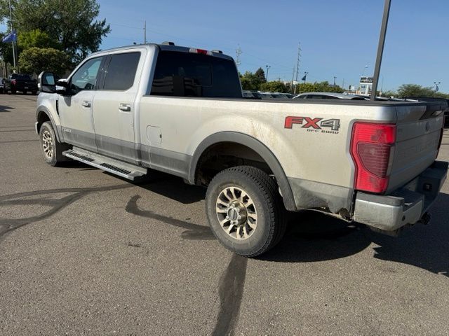 2020 Iconic Silver Metallic Ford Super Duty F-350 SRW Lariat 4X4 Truck