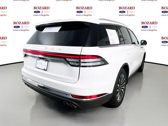 2022 Pristine White Metallic Tri-Coat Lincoln Aviator Reserve RWD SUV