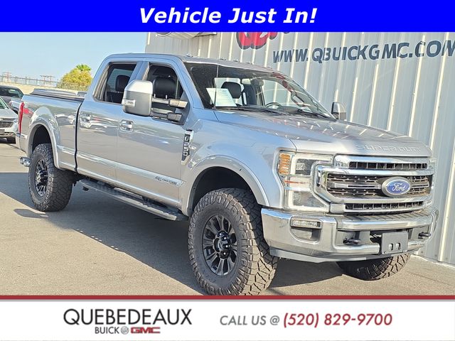 Silver Metallic 2022 Ford F-250 Super Duty Pickup Truck Four-Wheel Drive Automatic
