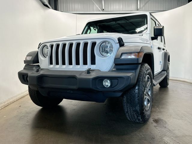 2018 Jeep Wrangler Unlimited Sport S White at Rochrich Mazda