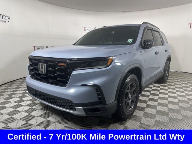 Lunar Silver Metallic 2024 Honda Pilot TrailSport AWD SUV / Crossover All-Wheel Drive Automatic