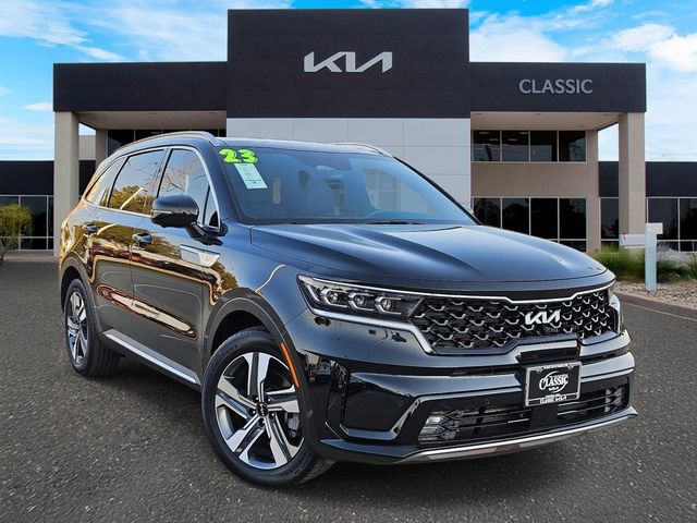 Aurora Black 2023 Kia Sorento Plug-In Hybrid SX Prestige AWD SUV / Crossover All-Wheel Drive 6-Speed Automatic