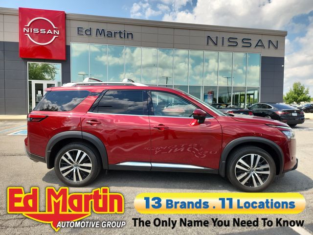 Red (Scarlet) 2025 Nissan Pathfinder SUV / Crossover Front-Wheel Drive 9-Speed Automatic