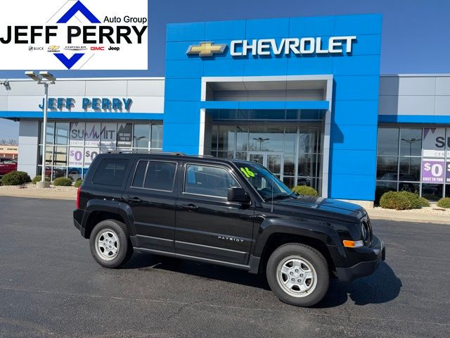 Black Clearcoat 2016 Jeep Patriot Sport 4WD SUV / Crossover Four-Wheel Drive 6-Speed Automatic