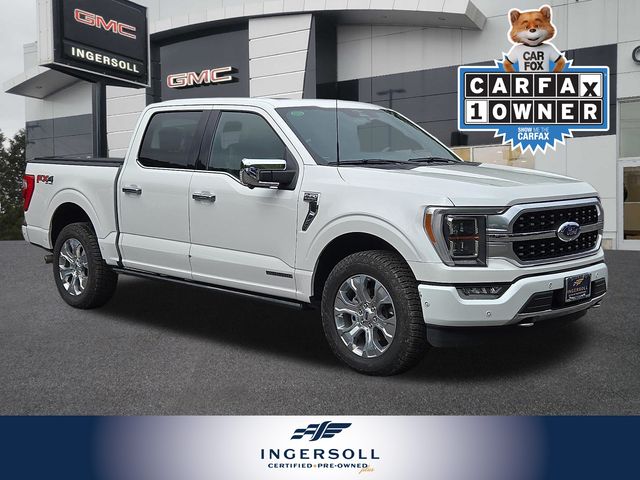 White Metallic 2023 Ford F-150 Pickup Truck Four-Wheel Drive Automatic