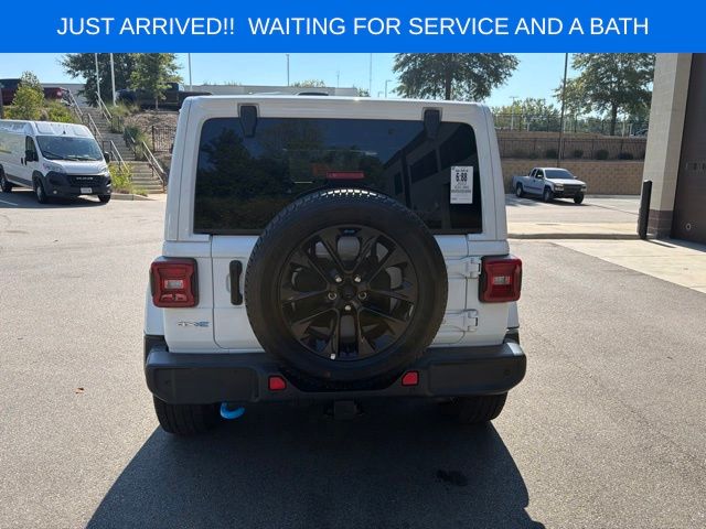 Used 2022 White Jeep Unlimited Sahara 4xe image 5
