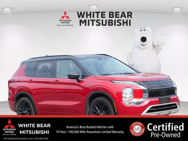 Red Diamond 2022 Mitsubishi Outlander SUV / Crossover All-Wheel Drive Continuously Variable Transmission